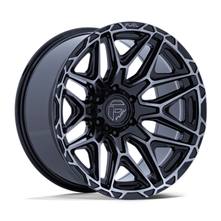 Fuel Off-Road | FC885 INJECTOR 20x9.0 ET1 - GLOSS BLACK MACHINED FACE W/ DARK TINT