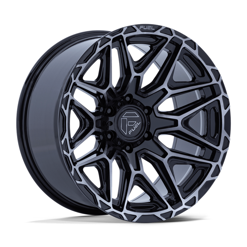Fuel Off-Road | FC885 INJECTOR 20x9.0 ET1 - GLOSS BLACK MACHINED FACE W/ DARK TINT