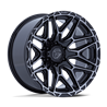 Fuel Off-Road | FC885 INJECTOR 20x9.0 ET1 - GLOSS BLACK MACHINED FACE W/ DARK TINT