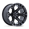 Fuel Off-Road | FC886 HAMMERHEAD 20x9.0 ET1 - GLOSS BLACK DARK TINTED CLEAR