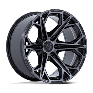 Fuel Off-Road | FC886 HAMMERHEAD 20x9.0 ET20 - GLOSS BLACK DARK TINTED CLEAR