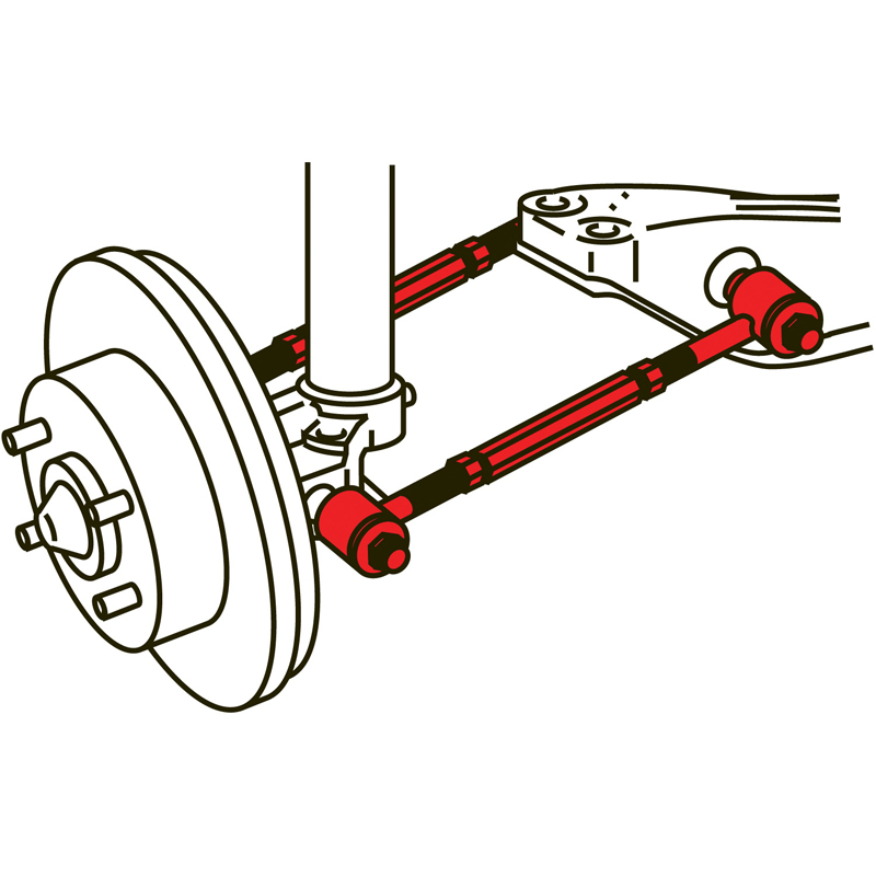 SPC | CHRYS 98-04 ADJ REAR ARM - Rear - 300M / Concorde / LHS / Intrepid 1998-2004 SPC Performance Control Arm