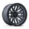 Fuel Off-Road | FC890 RAIL 20x9.0 ET1 - GLOSS GUNMETAL W/ GLOSS BLACK LIP