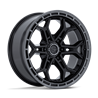 Fuel Off-Road | FC896 HEATHEN 20x9.0 ET20 - GLOSS BLACK W/ GUNMETAL LIP
