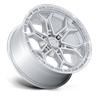 Fuel Off-Road | FC896 HEATHEN 20x9.0 ET20 - GLOSS SILVER W/ MACHINED FACE
