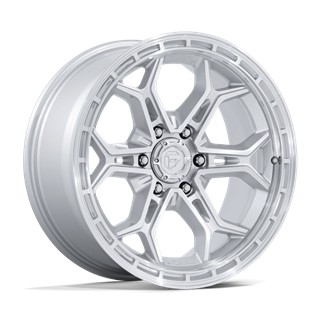 Fuel Off-Road | FC896 HEATHEN 20x9.0 ET1 - GLOSS SILVER W/ MACHINED FACE