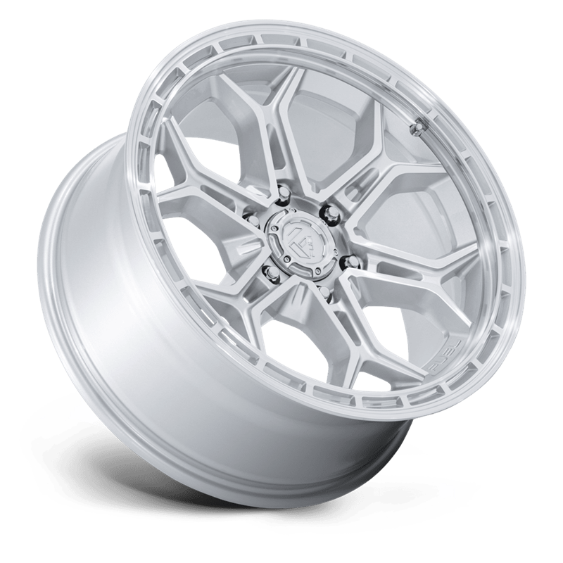 Fuel Off-Road | FC896 HEATHEN 20x9.0 ET1 - GLOSS SILVER W/ MACHINED FACE