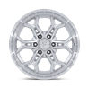 Fuel Off-Road | FC896 HEATHEN 20x9.0 ET1 - GLOSS SILVER W/ MACHINED FACE