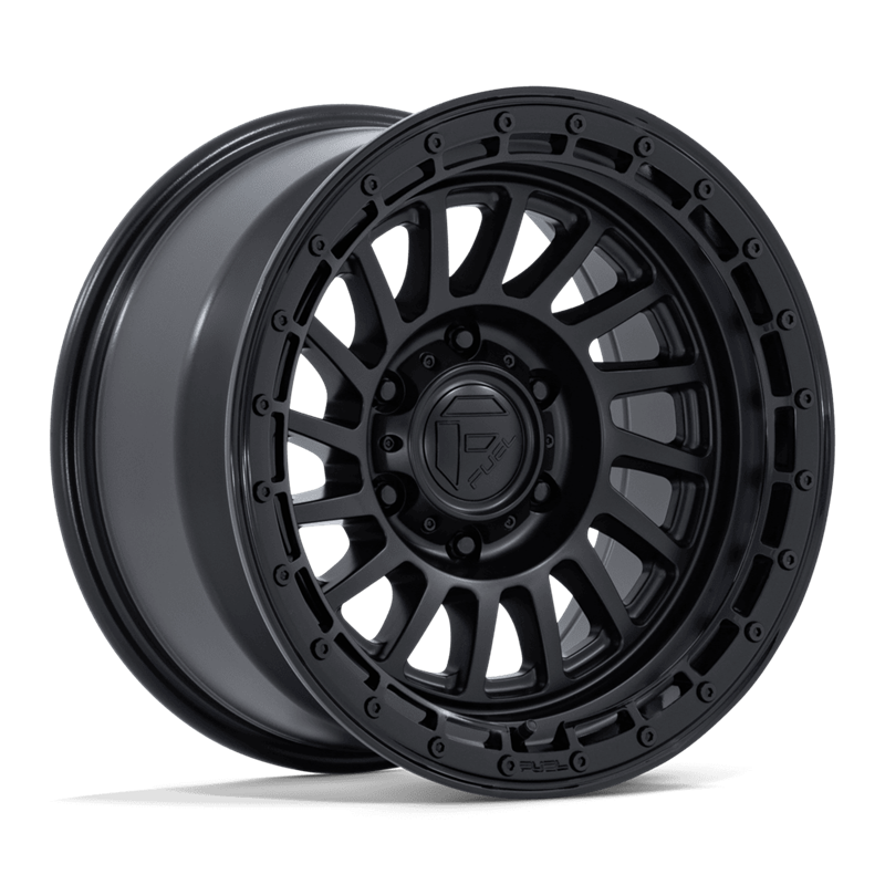 Fuel Off-Road | FC897 HAVOC 17x9.0 ET1 - MATTE BLACK W/ GLOSS BLACK LIP