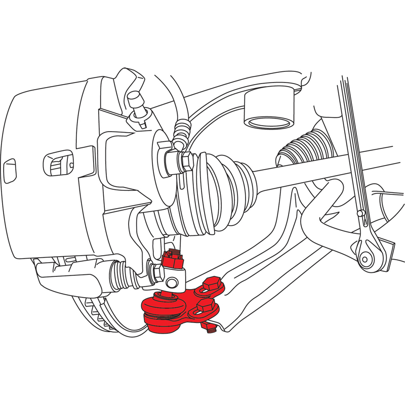 SPC | ADJUSTABLE LOWER BALL JOINT EA - Lower - Accord / Civic / CR-V 2016-2022