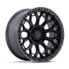 Fuel Off-Road | FC901 TALON 20x9.0 ET20 - GLOSS BLACK W/ GUNMETAL LIP