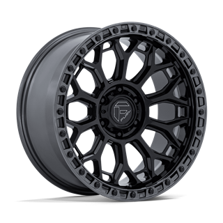 Fuel Off-Road | FC901 TALON 20x9.0 ET1 - GLOSS BLACK W/ GUNMETAL LIP