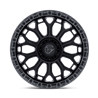 Fuel Off-Road | FC901 TALON 20x9.0 ET1 - GLOSS BLACK W/ GUNMETAL LIP