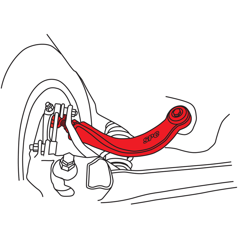 SPC | FOCUS/MAZDA3 REAR UPPER ARM - Rear - Ford / Lincoln / Mazda / Volvo 2000-2019 SPC Performance Control Arm