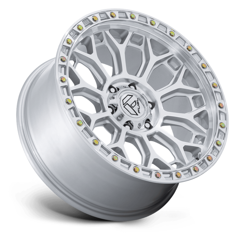 Fuel Off-Road | FC901 TALON 17x8.5 ET25 - GLOSS SILVER W/ MACHINED FACE