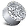 Fuel Off-Road | FC901 TALON 17x8.5 ET25 - GLOSS SILVER W/ MACHINED FACE