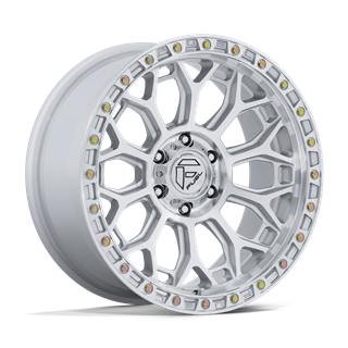 Fuel Off-Road | FC901 TALON 17x9.0 ET1 - GLOSS SILVER W/ MACHINED FACE