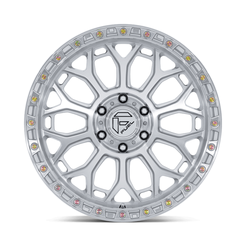 Fuel Off-Road | FC901 TALON 20x9.0 ET1 - GLOSS SILVER W/ MACHINED FACE