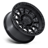 Fuel Off-Road | FV832 CYCLE UTV 15x7.0 ET10 - MATTE BLACK W/ GLOSS BLACK LIP