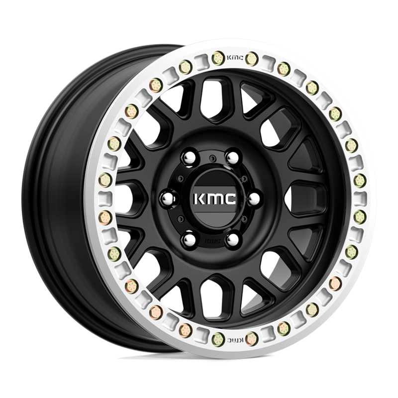 KMC | KM234 GRENADE DESERT BEADLOCK 17x8.5 ET0 - SATIN BLACK