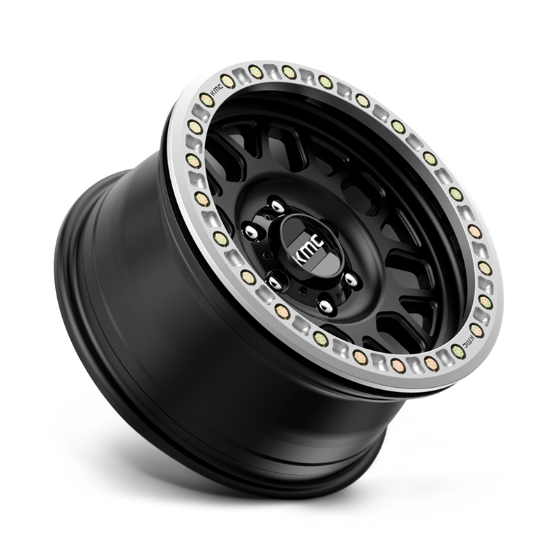 KMC | KM234 GRENADE DESERT BEADLOCK 17x8.5 ET0 - SATIN BLACK
