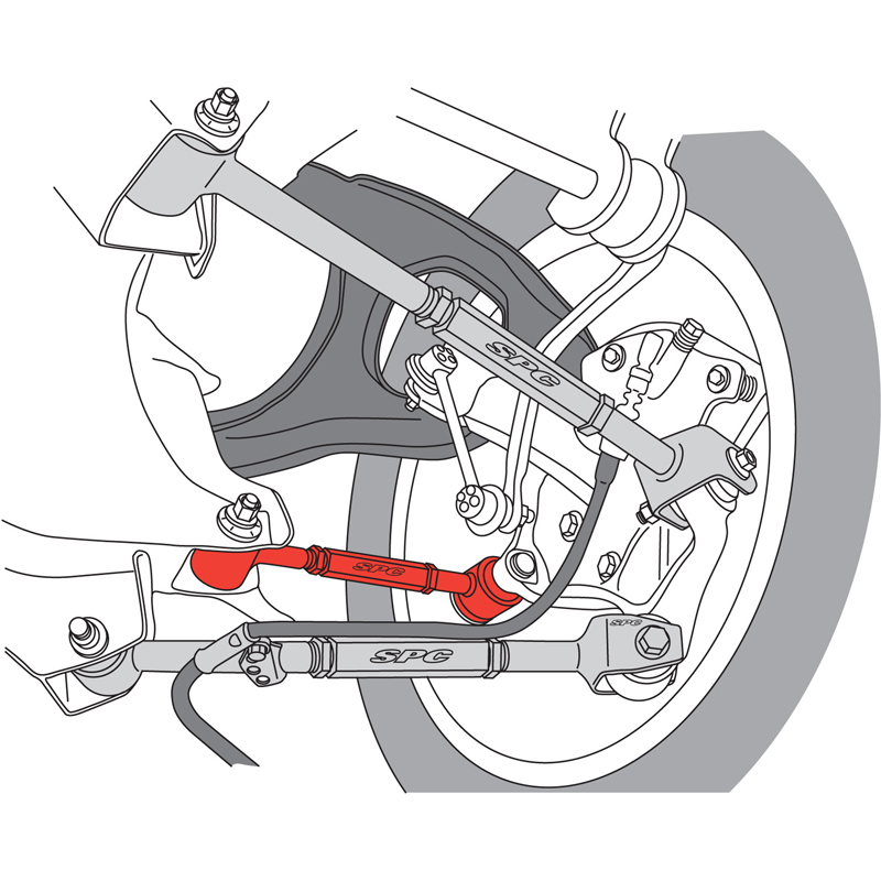 SPC | ACCORD/TSX REAR TOE ARM - Rear Lower - Acura / Honda 2008-2020 SPC Performance Control Arm