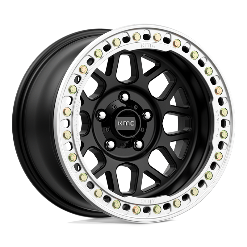 KMC | KM235 GRENADE CRAWL BEADLOCK 17x8.5 ET0 - SATIN BLACK