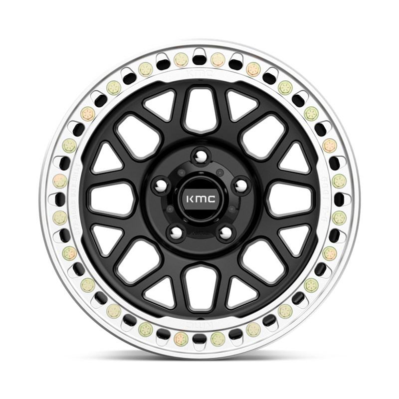 KMC | KM235 GRENADE CRAWL BEADLOCK 17x9.0 ET-38 - SATIN BLACK