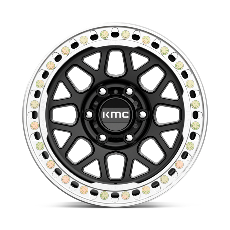 KMC | KM235 GRENADE CRAWL BEADLOCK 17x9.0 ET-38 - SATIN BLACK