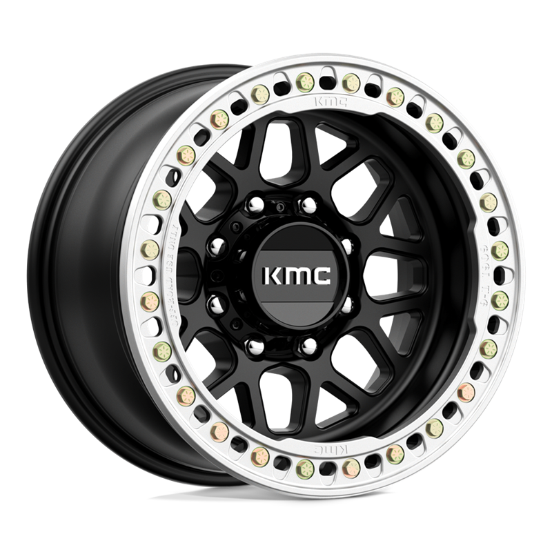KMC | KM235 GRENADE CRAWL BEADLOCK 17x9.0 ET-38 - SATIN BLACK