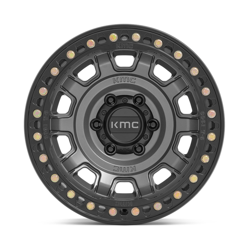 KMC | KM236 TANK BEADLOCK 17x9.0 ET-15 - ANTHRACITE