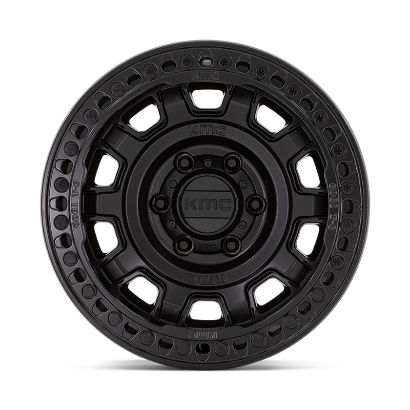 KMC | KM236 TANK BEADLOCK 17x9.0 ET-38 - SATIN BLACK