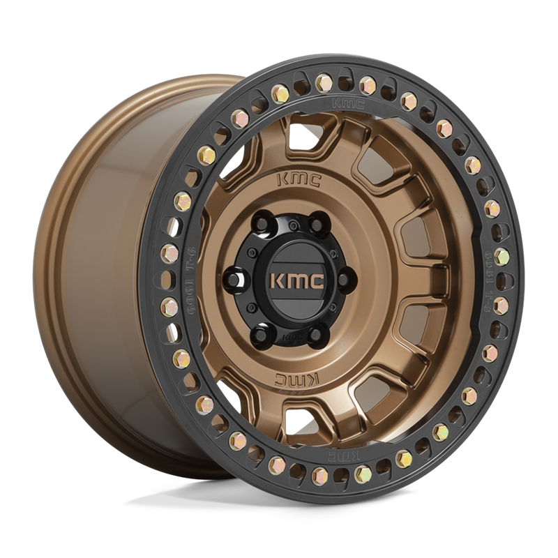 KMC | KM236 TANK BEADLOCK 17x9.0 ET-15 - MATTE BRONZE