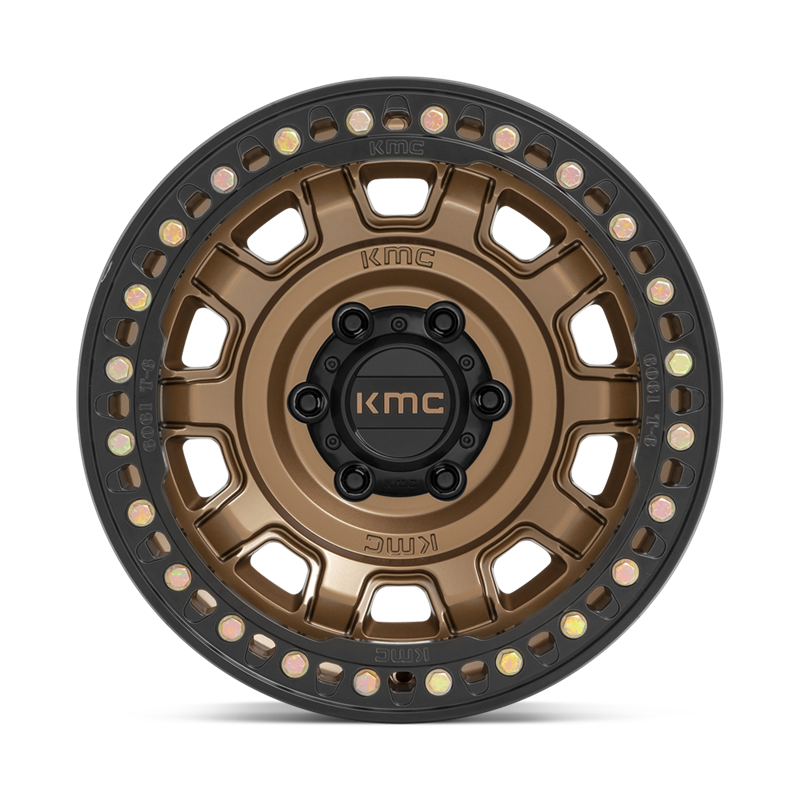 KMC | KM236 TANK BEADLOCK 17x9.0 ET-15 - MATTE BRONZE