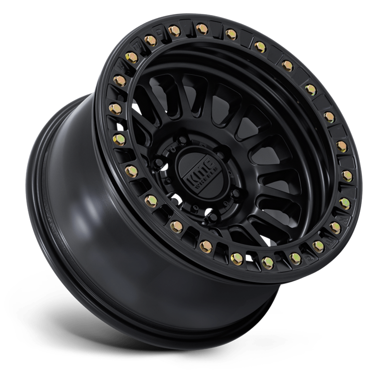 KMC | KM239 IMPACT BEADLOCK 17x9.0 ET-12 - MATTE BLACK
