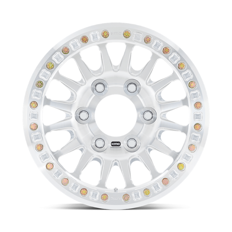 KMC | KM445 IMPACT FORGED BEADLOCK 17x9.0 ET25 - RAW MACHINED