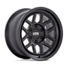 KMC | KM446 MESA FORGED MONOBLOCK 17x8.5 ET0 - SATIN BLACK