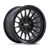 KMC | KM447 IMPACT FORGED MONOBLOCK 17x8.5 ET-10 - SATIN BLACK
