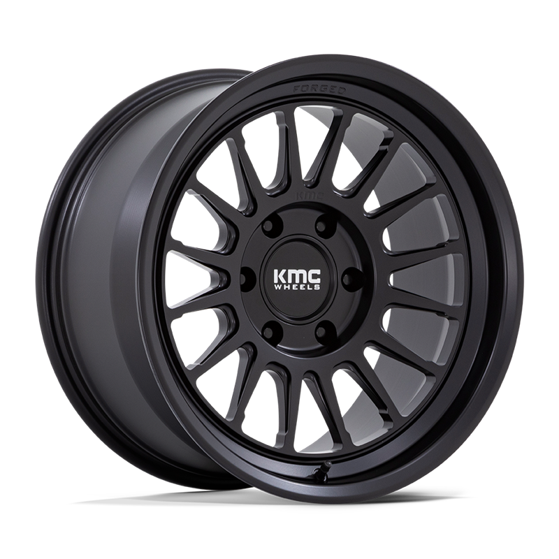 KMC | KM447 IMPACT FORGED MONOBLOCK 18x9.0 ET0 - SATIN BLACK