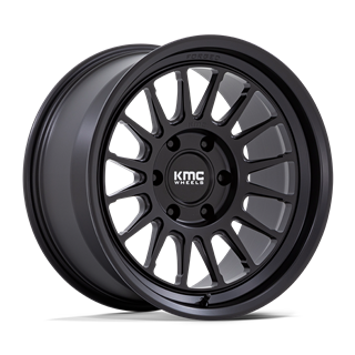 KMC | KM447 IMPACT FORGED MONOBLOCK 18x9.0 ET-12 - SATIN BLACK