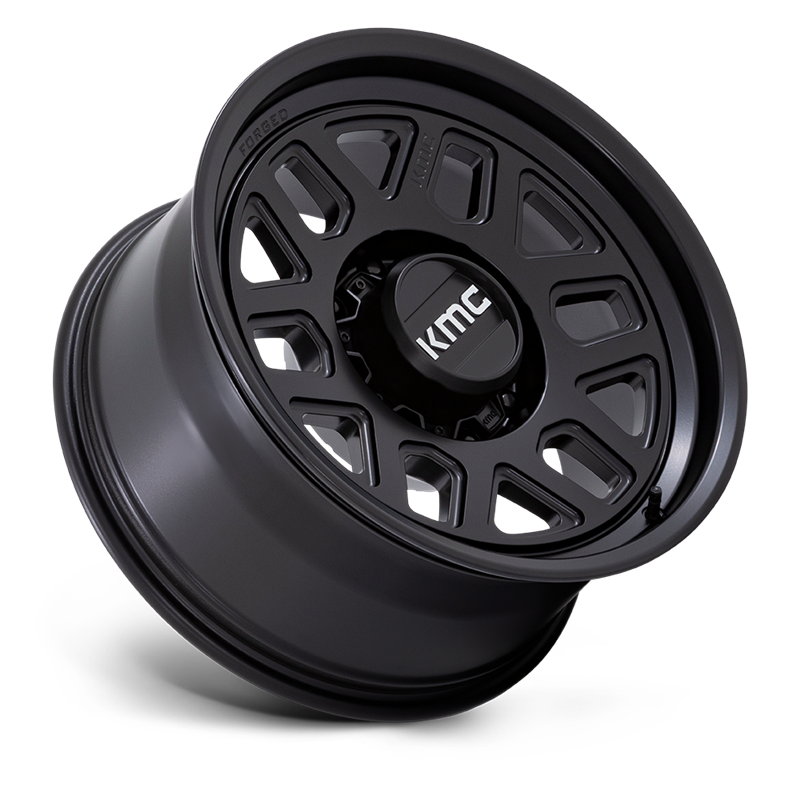 KMC | KM451 MESA FORGED MONOBLOCK 18x9.0 ET-12 - SATIN BLACK