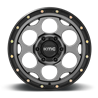 KMC | KM541 DIRTY HARRY 17x8.5 ET0 - SATIN GRAY W/ BLACK LIP