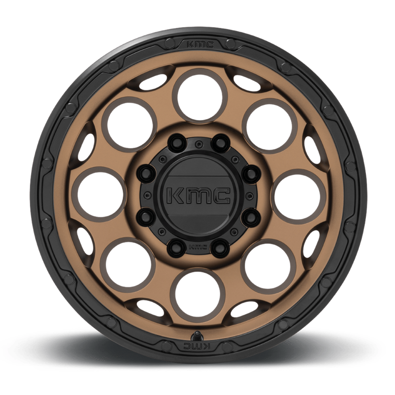 KMC | KM541 DIRTY HARRY 17x8.5 ET0 - MATTE BRONZE W/ BLACK LIP