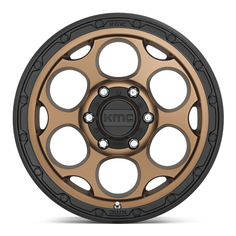 KMC | KM541 DIRTY HARRY 17x9.0 ET-12 - MATTE BRONZE W/ BLACK LIP