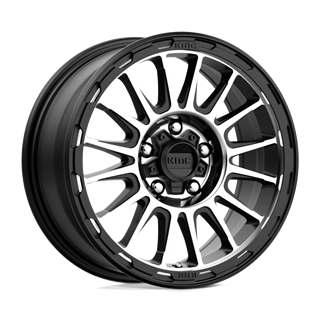 KMC | KM542 IMPACT 16x7.0 ET30 - SATIN BLACK MACHINED