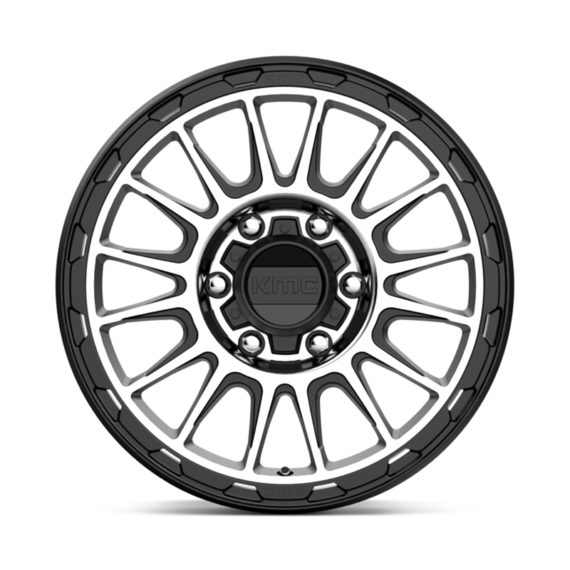 KMC | KM542 IMPACT 16x8.0 ET0 - SATIN BLACK MACHINED