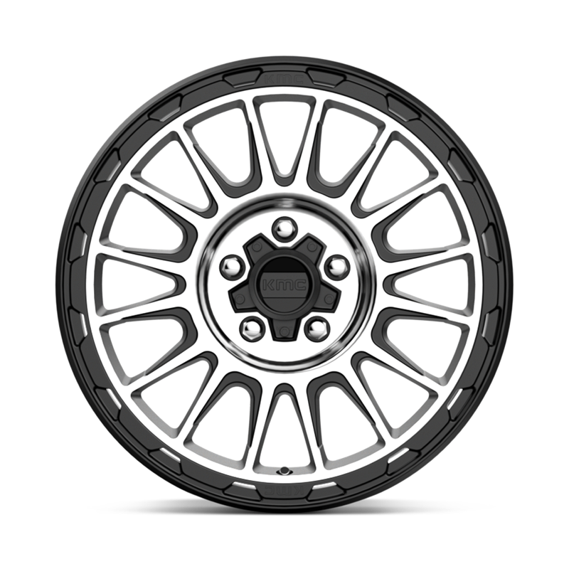 KMC | KM542 IMPACT 17x8.0 ET35 - SATIN BLACK MACHINED