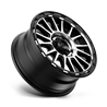 KMC | KM542 IMPACT 17x8.0 ET38 - SATIN BLACK MACHINED