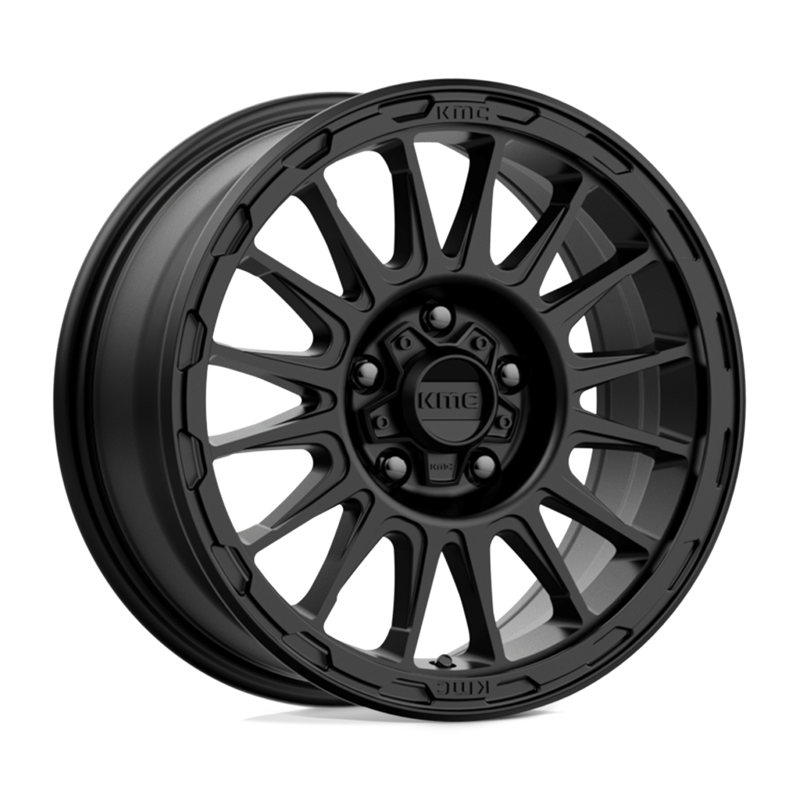 KMC | KM542 IMPACT 17x8.0 ET20 - SATIN BLACK