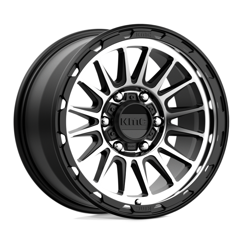 KMC | KM542 IMPACT 17x9.0 ET18 - SATIN BLACK MACHINED